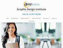 Tablet Screenshot of graphic-design-institute.com